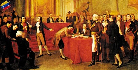 firma del acta de la independencia